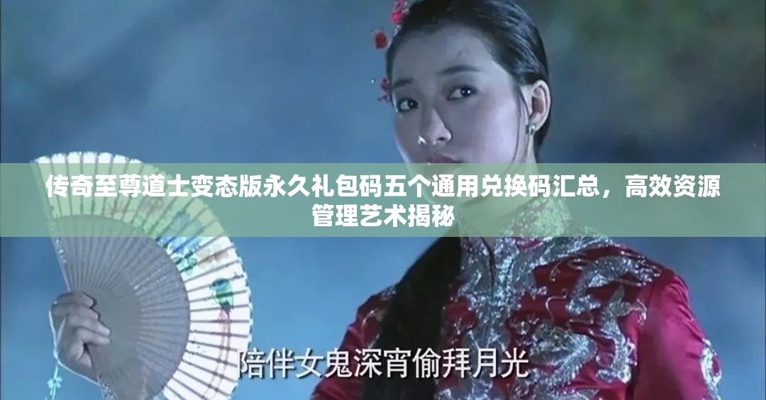 傳奇至尊道士變態(tài)版永久禮包碼五個通用兌換碼匯總，高效資源管理藝術(shù)揭秘