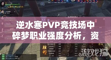 逆水寒PVP競技場中碎夢職業(yè)強度分析，資源管理技巧深度解析