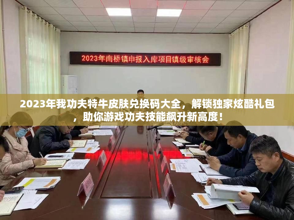 2023年我功夫特牛皮膚兌換碼大全，解鎖獨家炫酷禮包，助你游戲功夫技能飆升新高度！