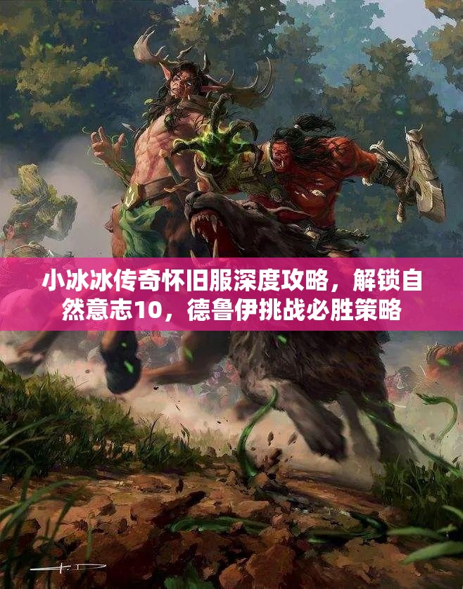小冰冰傳奇懷舊服深度攻略，解鎖自然意志10，德魯伊挑戰(zhàn)必勝策略