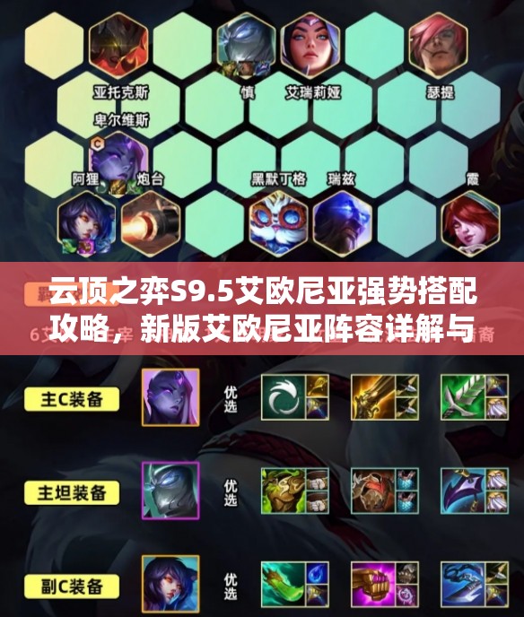云頂之弈S9.5艾歐尼亞強(qiáng)勢搭配攻略，新版艾歐尼亞陣容詳解與資源管理策略