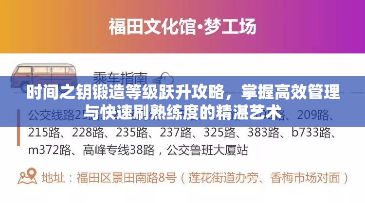時間之鑰鍛造等級躍升攻略，掌握高效管理與快速刷熟練度的精湛藝術(shù)