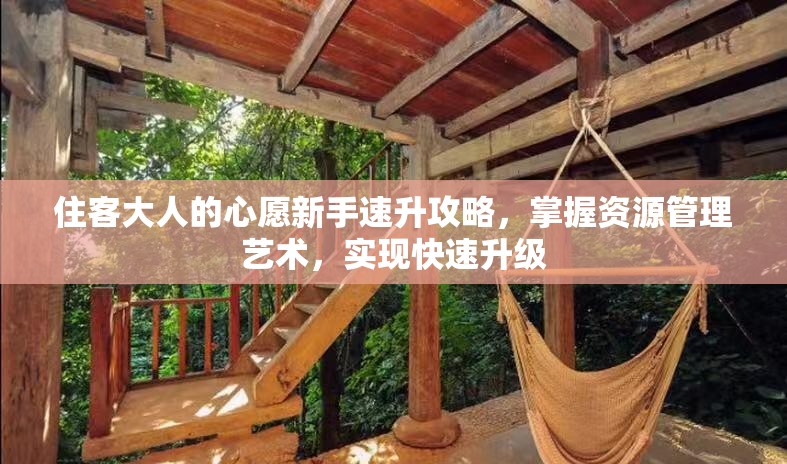 住客大人的心愿新手速升攻略，掌握資源管理藝術(shù)，實(shí)現(xiàn)快速升級(jí)