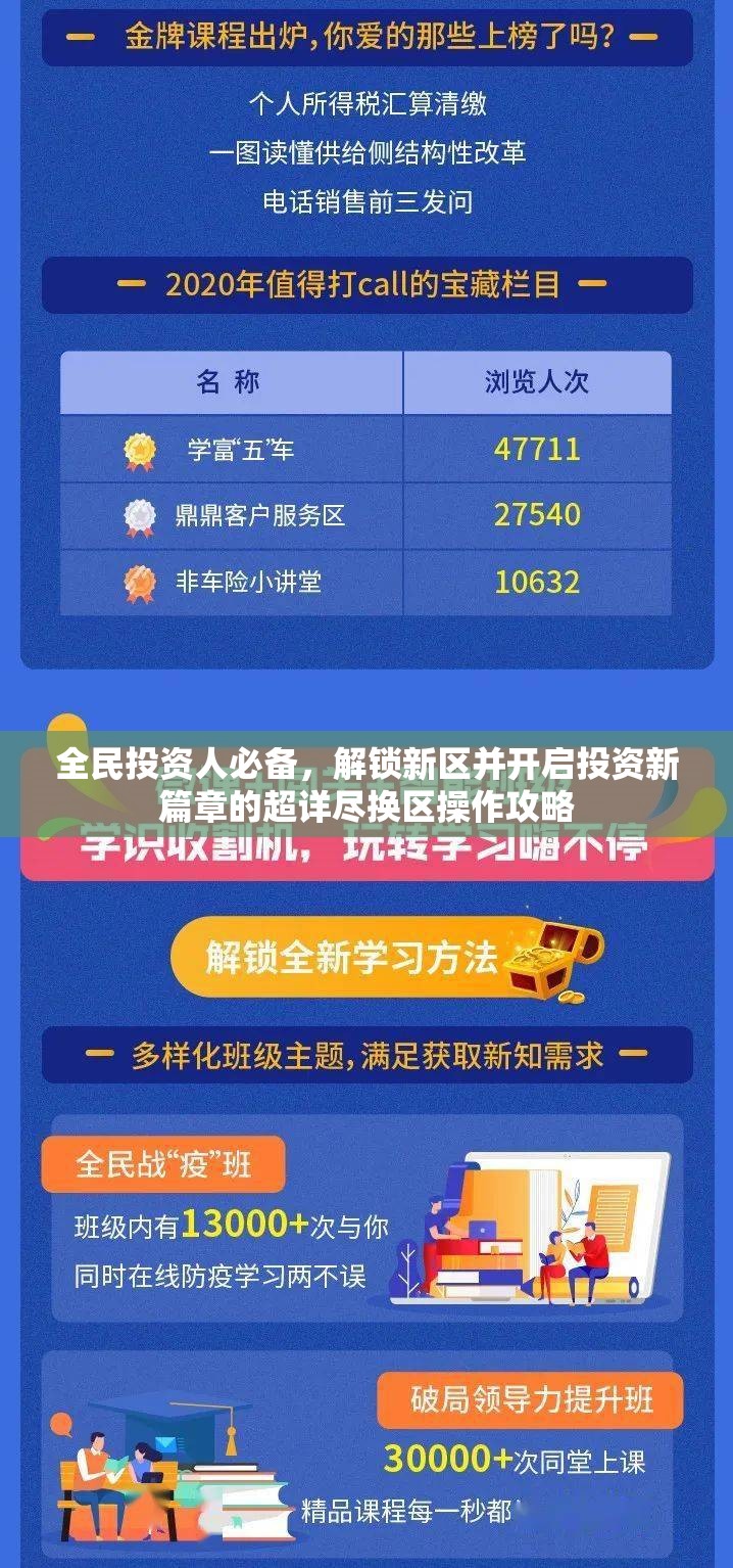 全民投資人必備，解鎖新區(qū)并開啟投資新篇章的超詳盡換區(qū)操作攻略