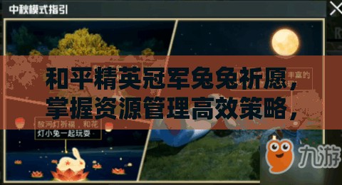 和平精英冠軍兔兔祈愿，掌握資源管理高效策略，實(shí)現(xiàn)游戲價(jià)值最大化