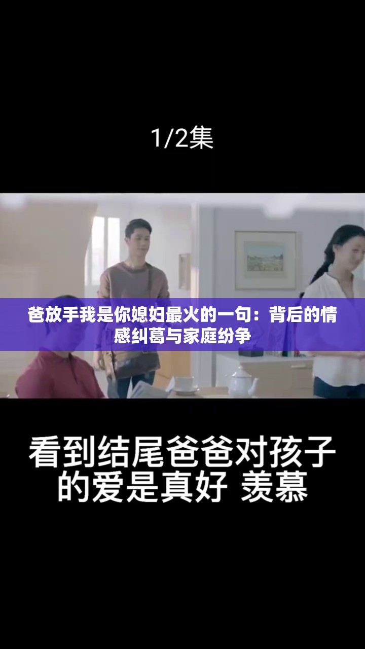 爸放手我是你媳婦最火的一句：背后的情感糾葛與家庭紛爭