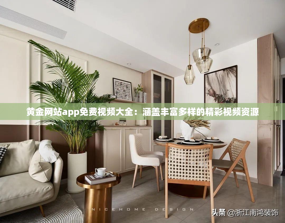 黃金網(wǎng)站app免費(fèi)視頻大全：涵蓋豐富多樣的精彩視頻資源