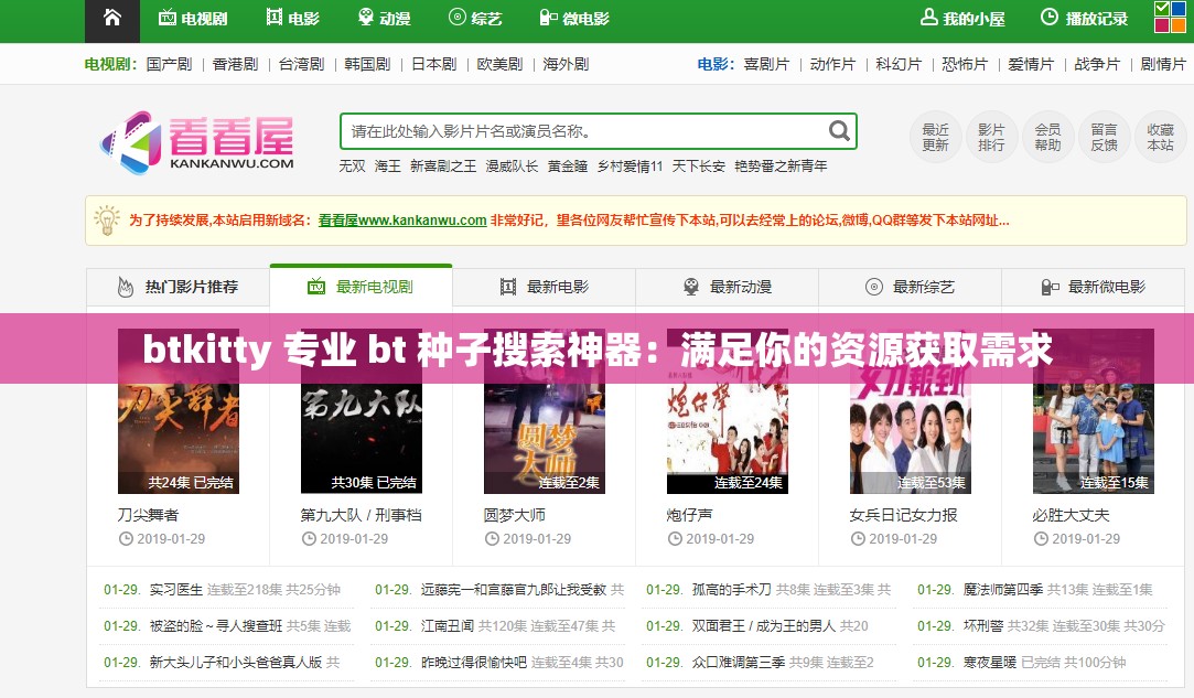 btkitty 專業(yè) bt 種子搜索神器：滿足你的資源獲取需求