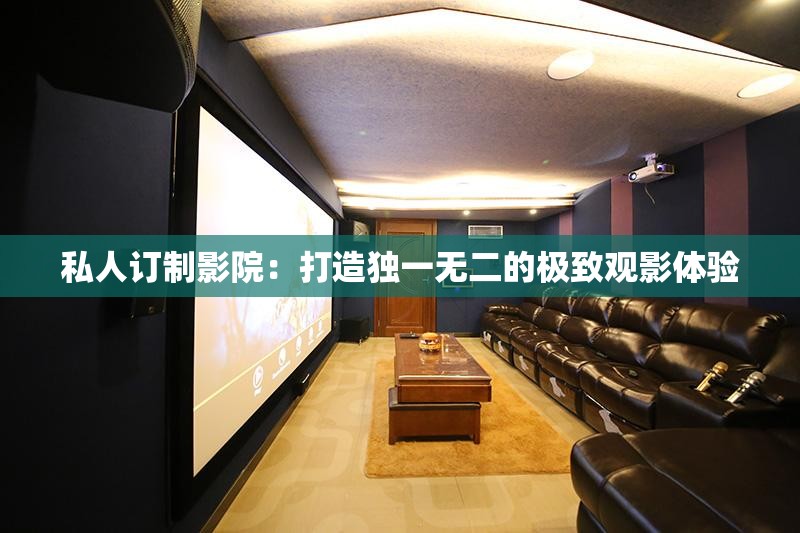 私人訂制影院：打造獨一無二的極致觀影體驗