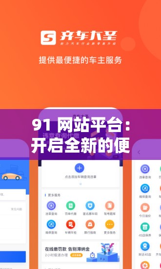 91 網(wǎng)站平臺：開啟全新的便捷服務(wù)之旅