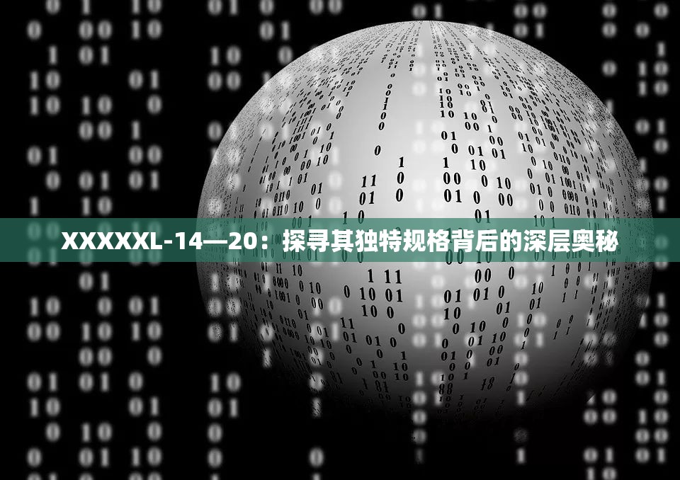 XXXXXL-14—20：探尋其獨特規(guī)格背后的深層奧秘