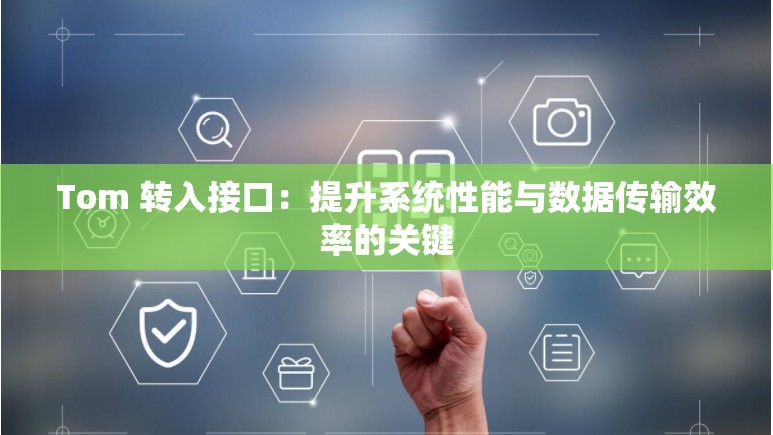 Tom 轉(zhuǎn)入接口：提升系統(tǒng)性能與數(shù)據(jù)傳輸效率的關(guān)鍵