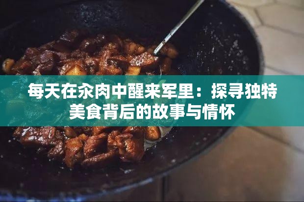 每天在汆肉中醒來軍里：探尋獨(dú)特美食背后的故事與情懷