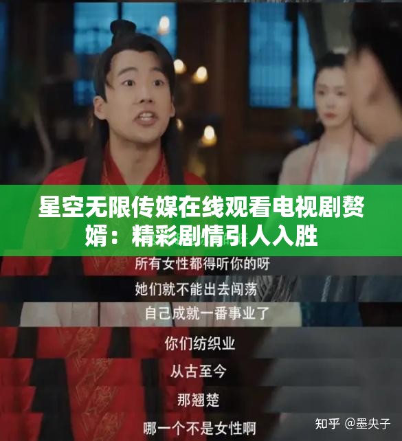 星空無限傳媒在線觀看電視劇贅婿：精彩劇情引人入勝
