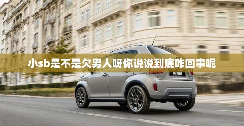 小sb是不是欠男人呀你說說到底咋回事呢