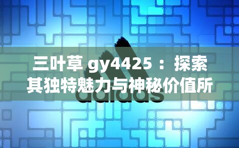 三葉草 gy4425 ：探索其獨(dú)特魅力與神秘價(jià)值所在