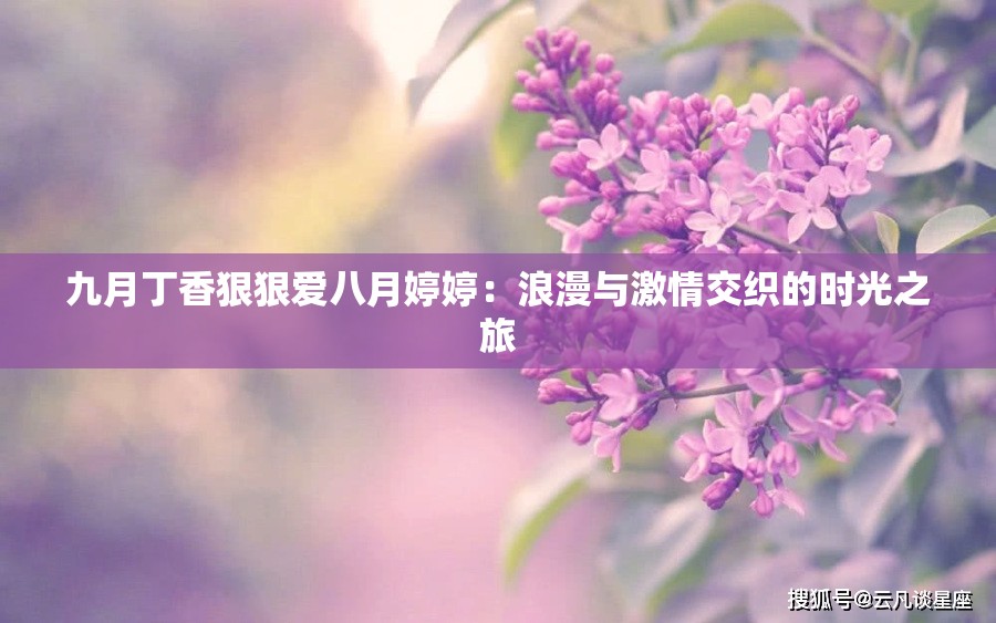 九月丁香狠狠愛八月婷婷：浪漫與激情交織的時光之旅