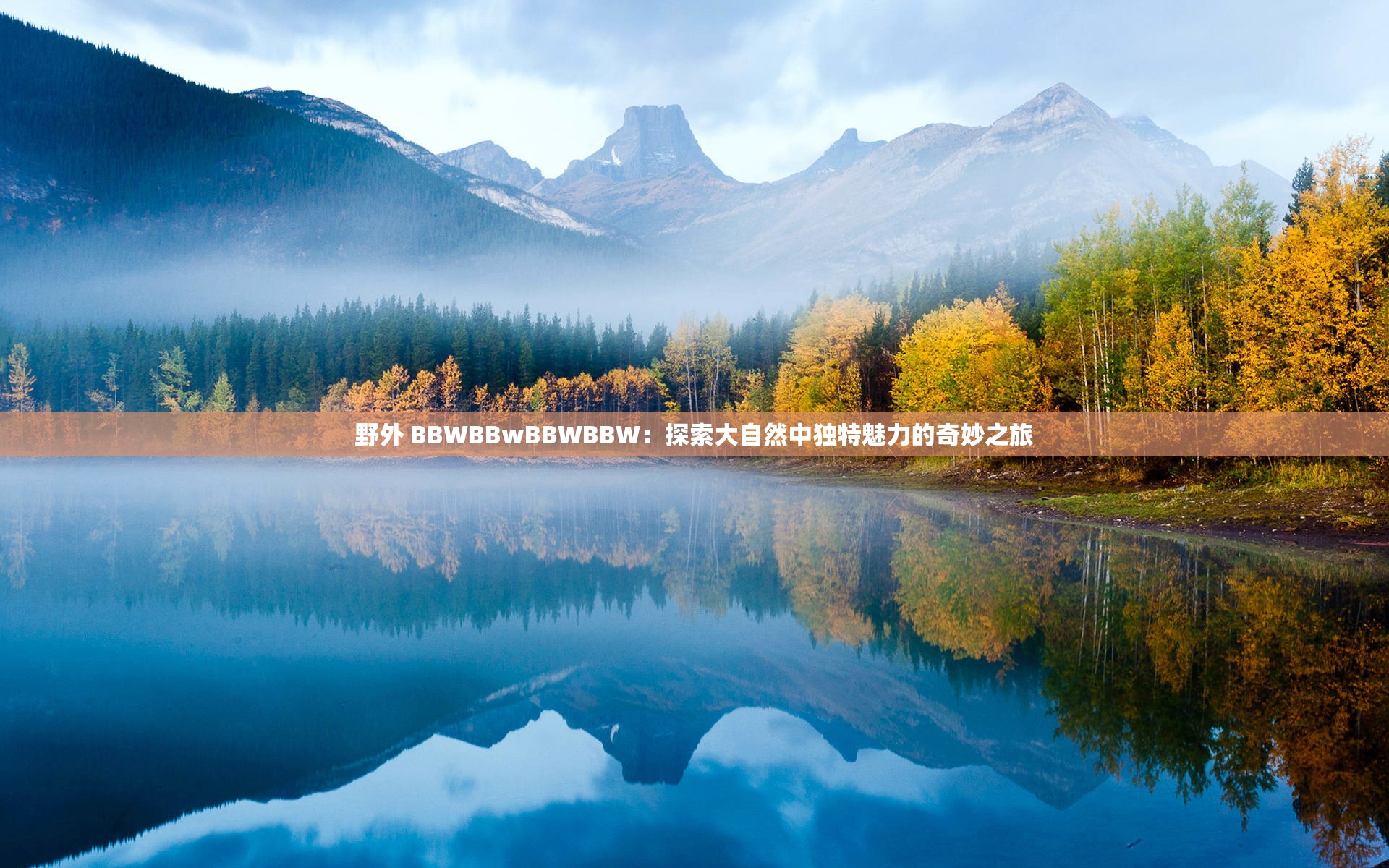 野外 BBWBBwBBWBBW：探索大自然中獨(dú)特魅力的奇妙之旅
