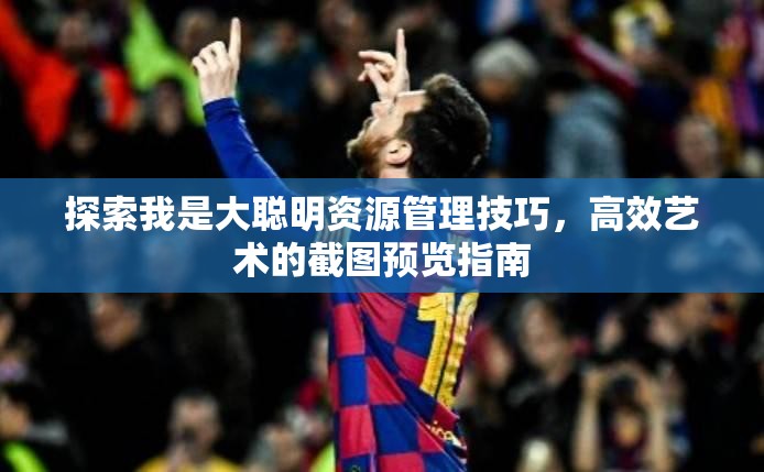 探索我是大聰明資源管理技巧，高效藝術的截圖預覽指南
