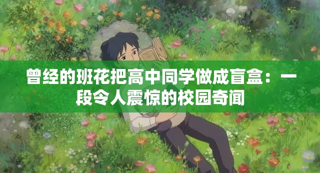 曾經(jīng)的班花把高中同學做成盲盒：一段令人震驚的校園奇聞