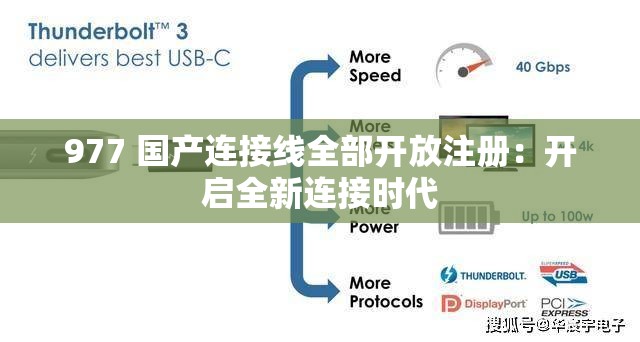 977 國產(chǎn)連接線全部開放注冊：開啟全新連接時代