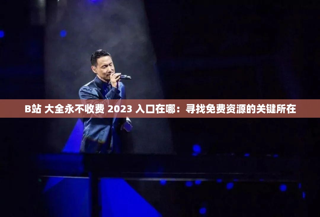 B站 大全永不收費 2023 入口在哪：尋找免費資源的關(guān)鍵所在