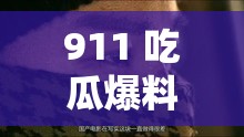 911 吃瓜爆料最新消息今天：眾多不為人知的細(xì)節(jié)曝光