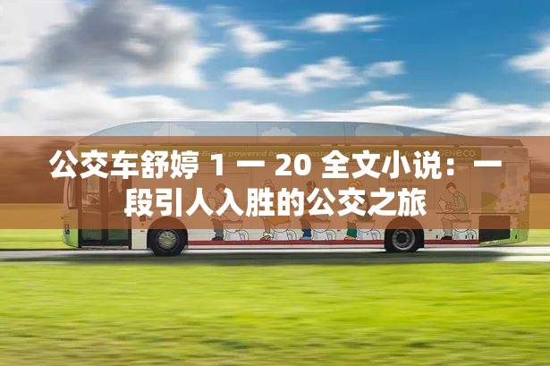 公交車(chē)舒婷 1 一 20 全文小說(shuō)：一段引人入勝的公交之旅