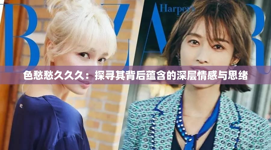 色愁愁久久久：探尋其背后蘊(yùn)含的深層情感與思緒