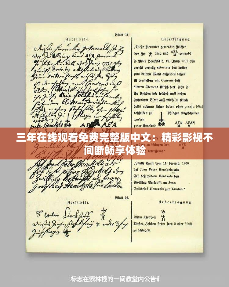 三年在線觀看免費(fèi)完整版中文：精彩影視不間斷暢享體驗(yàn)