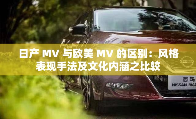 日產(chǎn) MV 與歐美 MV 的區(qū)別：風(fēng)格表現(xiàn)手法及文化內(nèi)涵之比較
