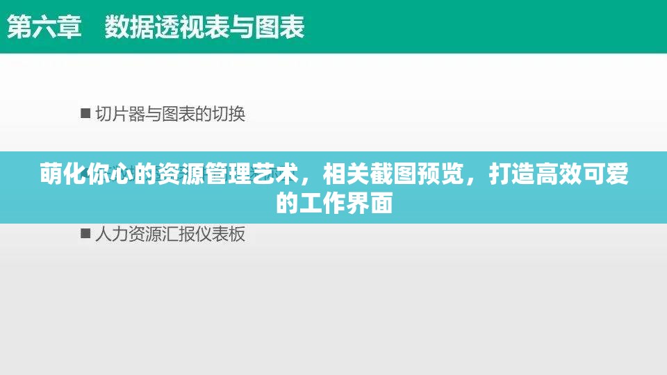 萌化你心的資源管理藝術(shù)，相關(guān)截圖預(yù)覽，打造高效可愛的工作界面