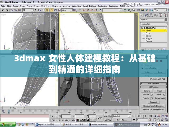 3dmax 女性人體建模教程：從基礎(chǔ)到精通的詳細指南