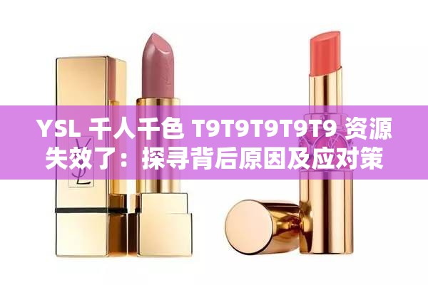 YSL 千人千色 T9T9T9T9T9 資源失效了：探尋背后原因及應(yīng)對策略