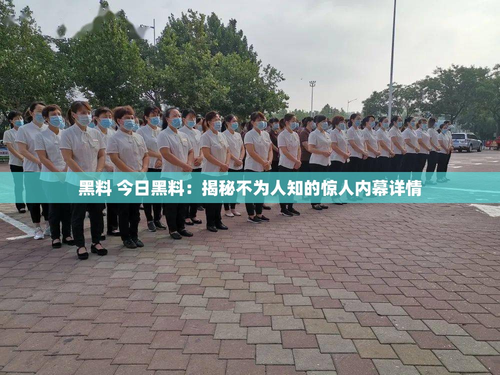 黑料 今日黑料：揭秘不為人知的驚人內(nèi)幕詳情
