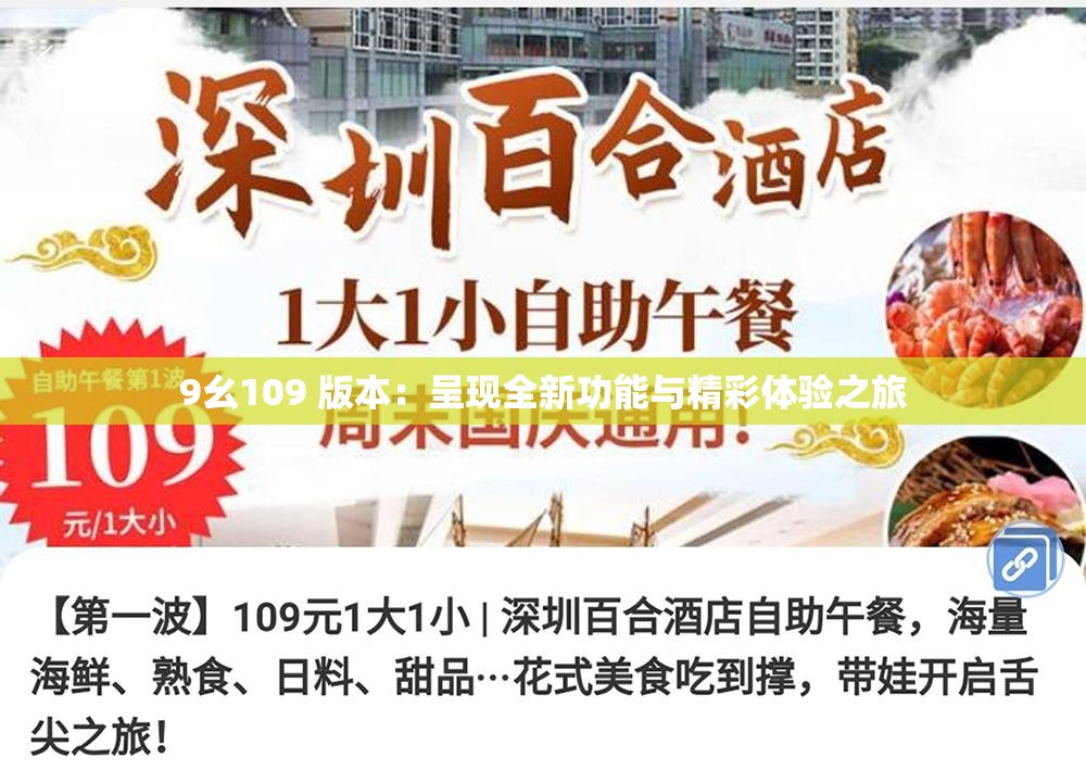 9幺109 版本：呈現(xiàn)全新功能與精彩體驗(yàn)之旅