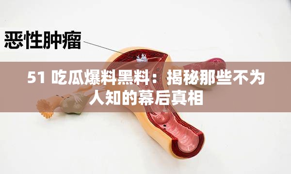 51 吃瓜爆料黑料：揭秘那些不為人知的幕后真相