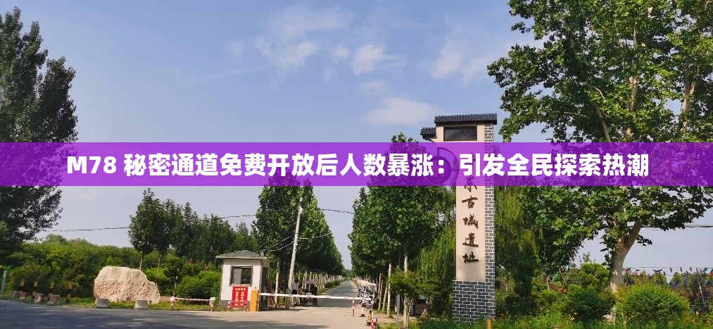 M78 秘密通道免費開放后人數(shù)暴漲：引發(fā)全民探索熱潮