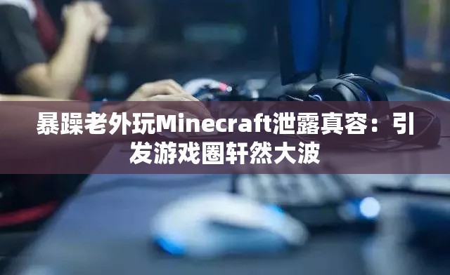 暴躁老外玩Minecraft泄露真容：引發(fā)游戲圈軒然大波