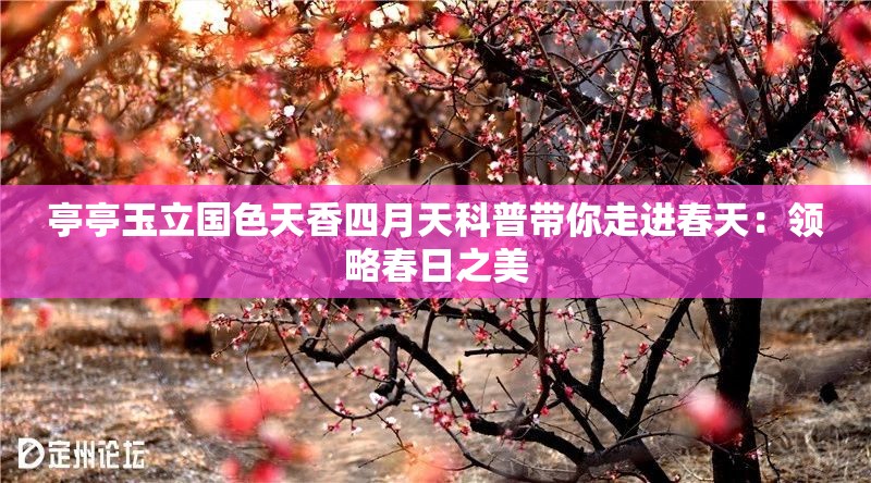 亭亭玉立國(guó)色天香四月天科普帶你走進(jìn)春天：領(lǐng)略春日之美