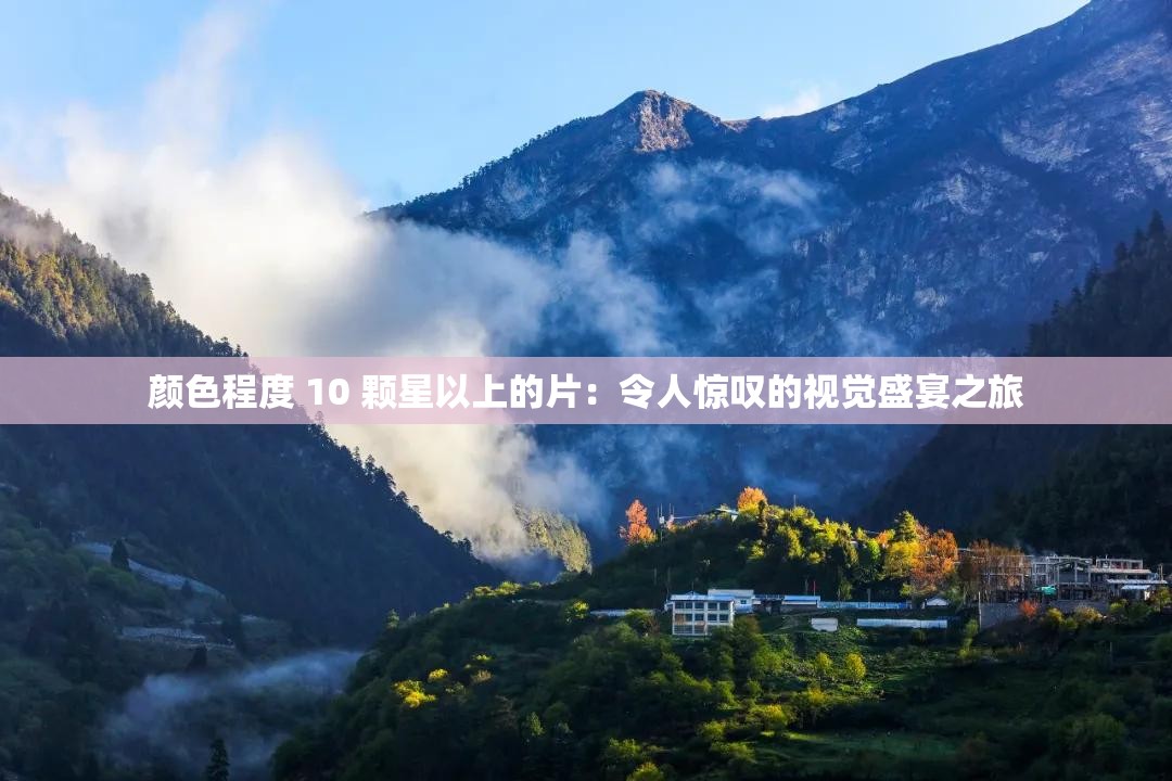 顏色程度 10 顆星以上的片：令人驚嘆的視覺(jué)盛宴之旅
