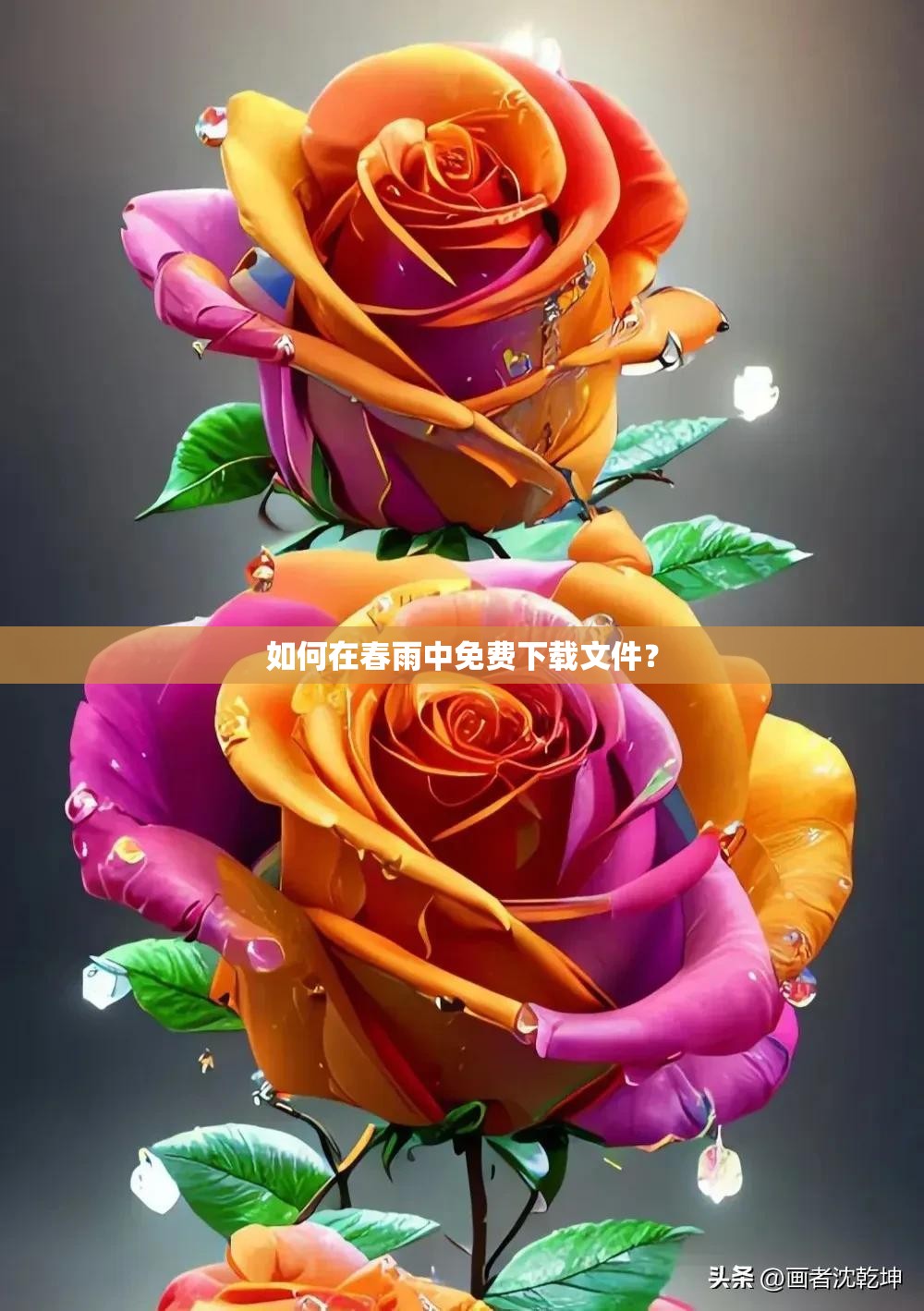 如何在春雨中免費下載文件？