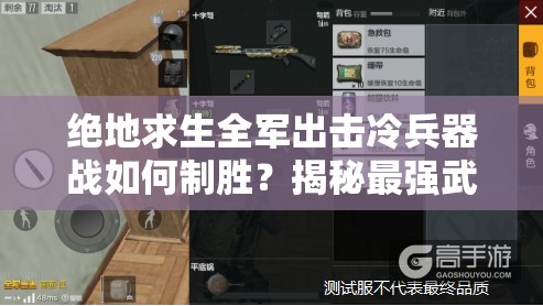 絕地求生全軍出擊冷兵器戰(zhàn)如何制勝？揭秘最強(qiáng)武器究竟是誰？