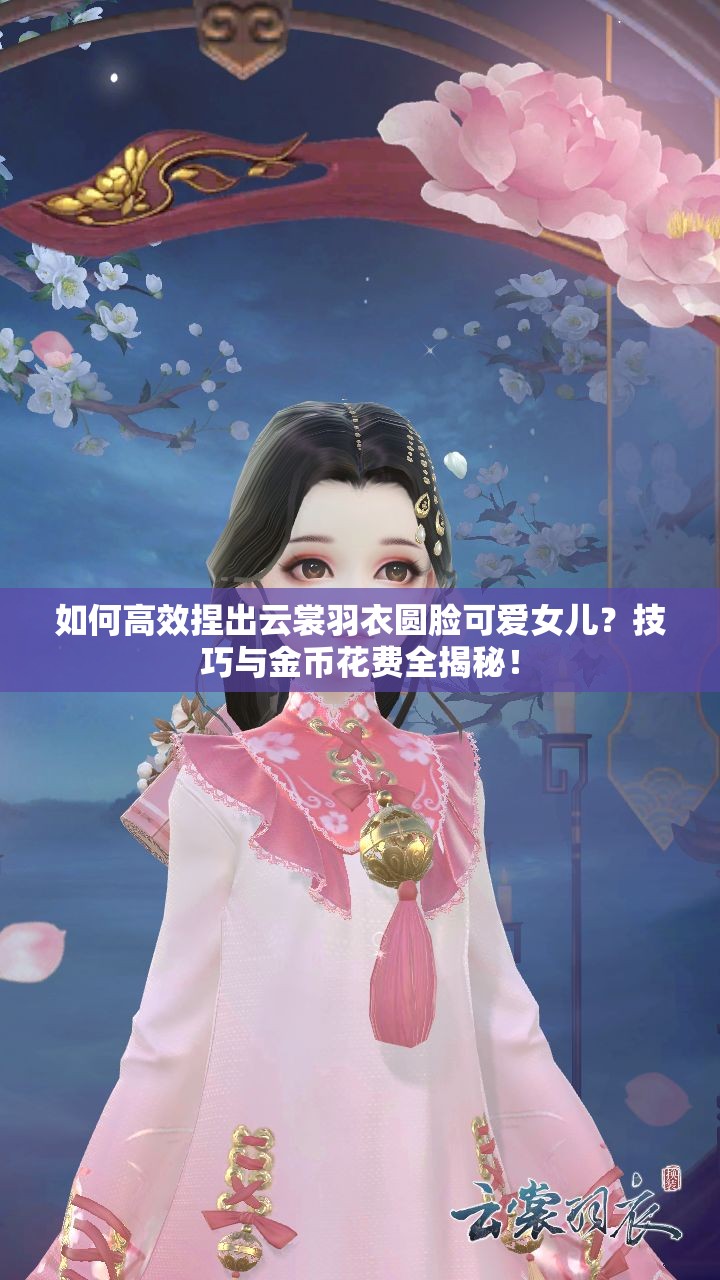 如何高效捏出云裳羽衣圓臉可愛女兒？技巧與金幣花費全揭秘！