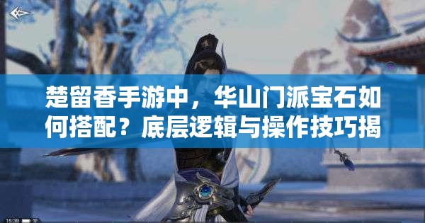 楚留香手游中，華山門派寶石如何搭配？底層邏輯與操作技巧揭秘！