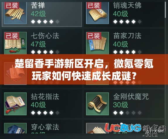 楚留香手游新區(qū)開啟，微氪零氪玩家如何快速成長(zhǎng)成謎？