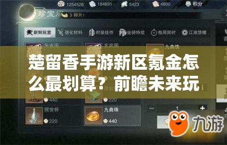 楚留香手游新區(qū)氪金怎么最劃算？前瞻未來玩法革命，教你精準(zhǔn)花錢！