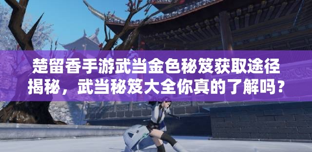 楚留香手游武當(dāng)金色秘笈獲取途徑揭秘，武當(dāng)秘笈大全你真的了解嗎？