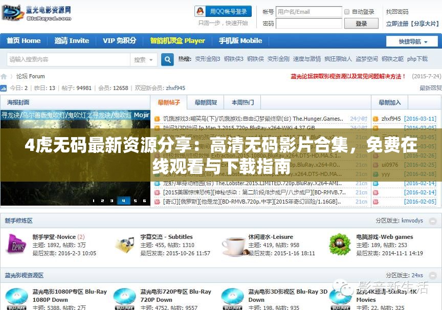 4虎無碼最新資源分享：高清無碼影片合集，免費在線觀看與下載指南