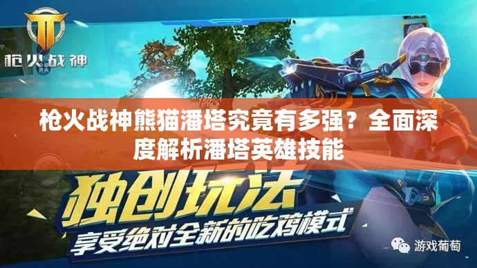 槍火戰(zhàn)神熊貓潘塔究竟有多強(qiáng)？全面深度解析潘塔英雄技能